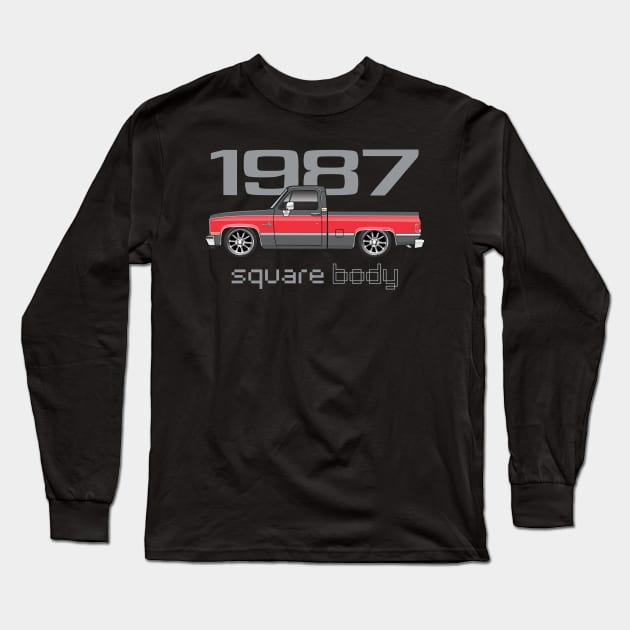 1987 square body Long Sleeve T-Shirt by JRCustoms44